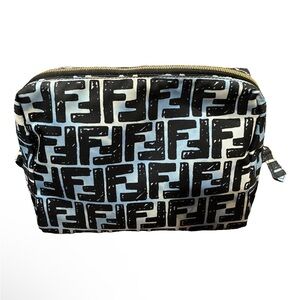 Fendi Black and White Toiletry Bag